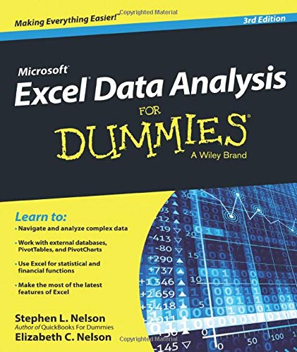 Microsoft Excel Data Analysis For Dummies